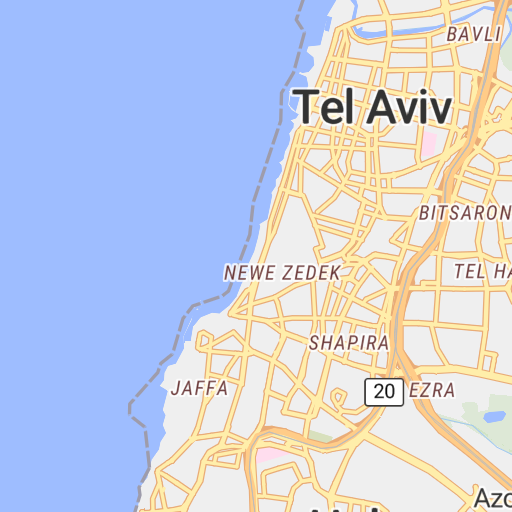 Map Of Tel Aviv Tel Aviv - Jaffa Center - Avenza Systems Inc. - Avenza Maps